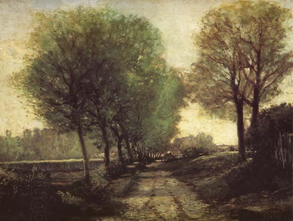Alfred Sisley Lane near a Small Town China oil painting art